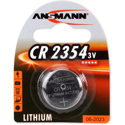 ANSMANN Lithium Knopfzelle CR2354, 3 Volt, 1er Blister