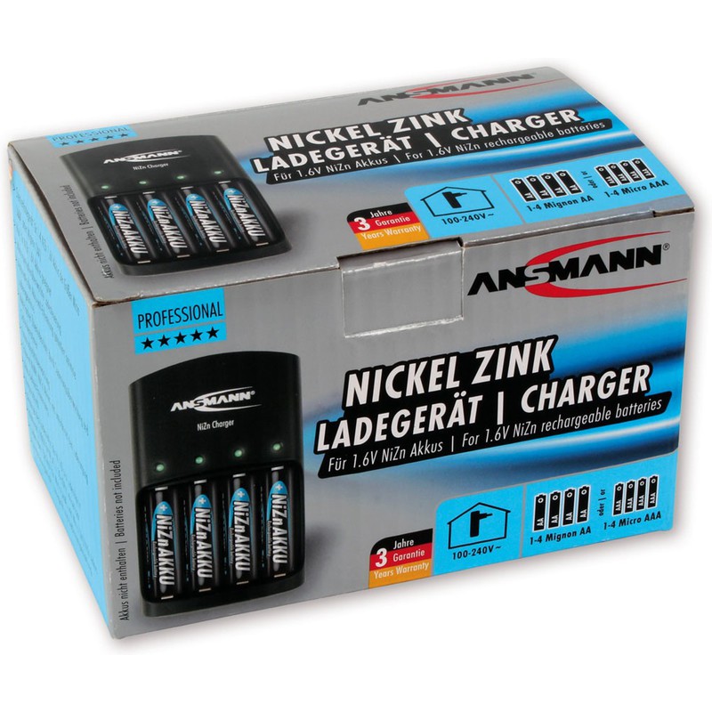 ANSMANN Ladegerät NiZn CHARGER, für Nickel Zink Akkus 1001 ANSMANN Ladegerät NiZn CHARGER, für Nickel Zink Akkus 1001