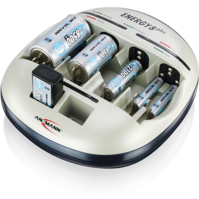 ANSMANN Lade und Pflegestation ENERGY 8 plus, für Akkus ANSMANN Lade und Pflegestation ENERGY 8 plus, für Akkus