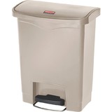 Rubbermaid tret-abfalleimer Slim Jim, 30 Liter, beige