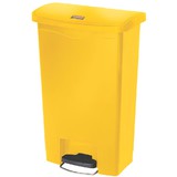 Rubbermaid tret-abfalleimer Slim Jim, 50 Liter, gelb