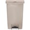 Rubbermaid Tret-Abfalleimer Slim Jim, 50 Liter, beige