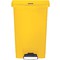 Rubbermaid Tret-Abfalleimer Slim Jim, 50 Liter, gelb