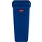 Rubbermaid Abfallbehlter Slim Jim mit Lftungskanlen, blau