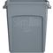 Rubbermaid Abfallbehlter Slim Jim mit Lftungskanlen, grau