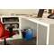 Rubbermaid Papierkorb, 26,6 Liter, rechteckig, PE, blau