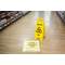 Rubbermaid Warnschild "Caution", mit Symbol, mehrsprachig