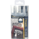 Securit kreidemarker WATERPROOF MEDIUM, 4er Etui, sortiert