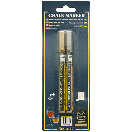 Securit Kreidemarker ORIGINAL SMALL, 2er Set