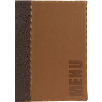 Securit Speisekarten-Mappe TRENDY, A4, hellbraun