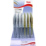 Pentel gel-tintenroller K118, gold und silber, Display