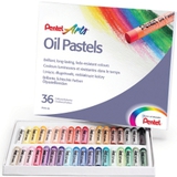 PentelArts Ölpastellkreide PHN4, 36er Kunststoff-Etui