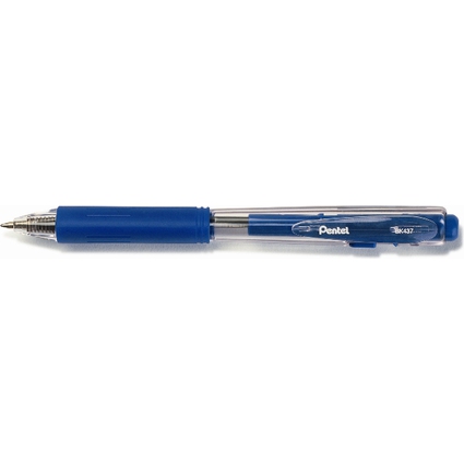 Pentel Druckkugelschreiber BK437, blau