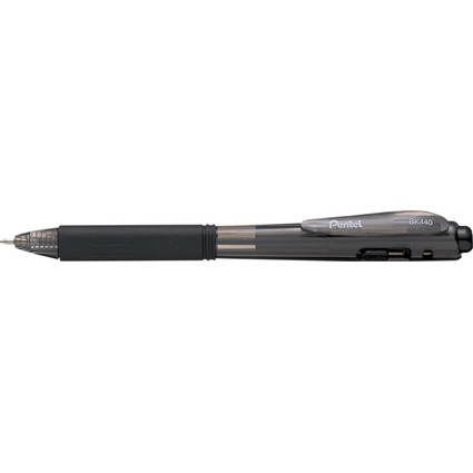 Pentel Druckkugelschreiber BK440, schwarz