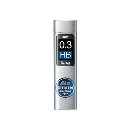 Pentel Druckbleistift-Feinmine AIN STEIN C273, Härtegrad: HB