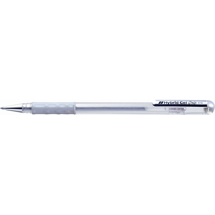 Pentel Gel-Tintenroller Hybrid Gel Grip Met. K118, silber