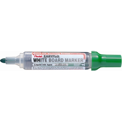 Pentel Whiteboard-Marker EASYFLO MW50M, Rundspitze, grn