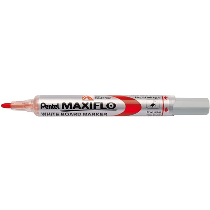 Pentel Whiteboard-Marker MAXIFLO MWL5S, rot