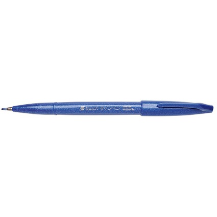 PentelArts Faserschreiber Brush Sign Pen, blau