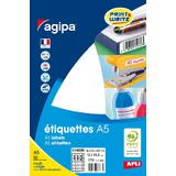 agipa Universal-Etiketten, 12 x 18,3 mm, weiß