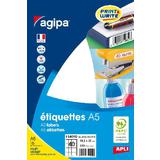 agipa Universal-Etiketten, 19,3 x 32 mm, weiß