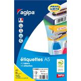 agipa Universal-Etiketten, 56 x 34 mm, weiß
