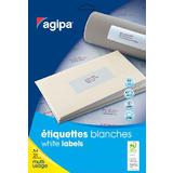 agipa universal-etiketten - Kleinpackung, 50 x 25 mm, wei