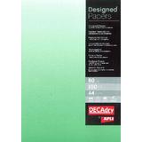 agipa Design-Papier, din A4, 80 g/qm,Farbverlauf smaragdgrn