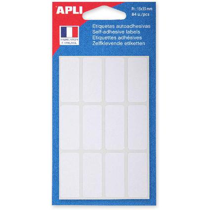 APLI Vielzweck-Etiketten, 15 x 35 mm, weiß