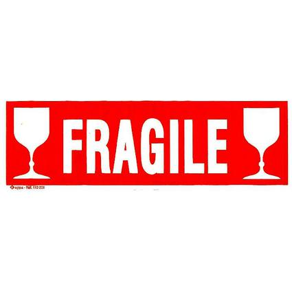 APLI Hinweisetikett "FRAGILE", 60 x 190 mm, nicht ablsbar