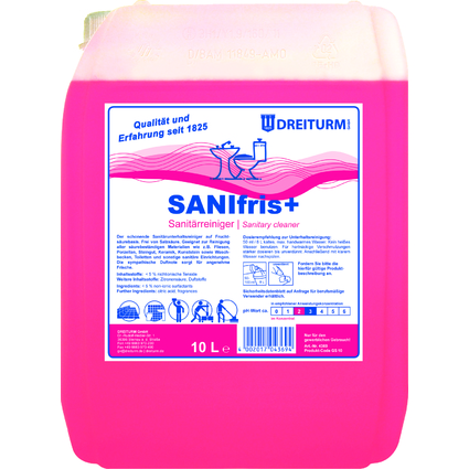 DREITURM Sanitärreiniger SANIFRIS+, 10 Liter