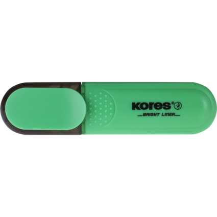 Kores Textmarker "BRIGHT LINER", Farbe: grn