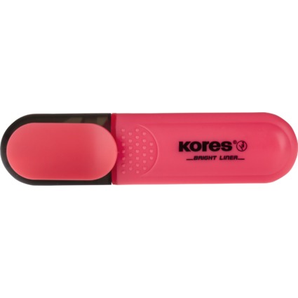 Kores Textmarker "BRIGHT LINER", Farbe: rot