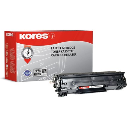 Kores Toner G1211HCRB ersetzt hp CB436X, schwarz - XL