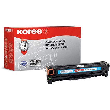 Kores Toner G1233RBB ersetzt hp CE411A, cyan