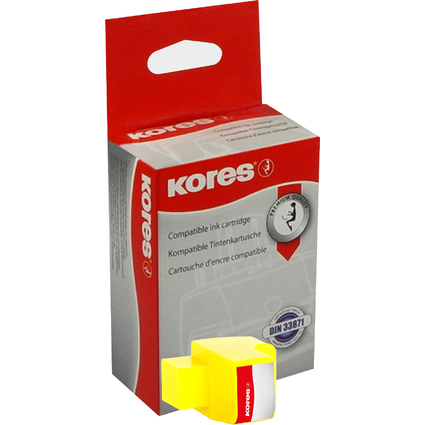 Kores Tinte G1700Y ersetzt hp C5773EE/hp No. 363, gelb