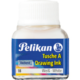 Pelikan tusche A, Inhalt: 10 ml im Glas, Wei (18)