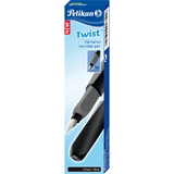 Pelikan twist Fllhalter, schwarz/grau