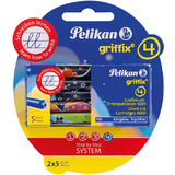 Pelikan griffix Tintenpatronen mit Motiv, auf Blisterkarte