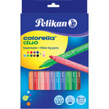 Pelikan doppel-fasermaler colorella duo, 12er Kartonetui