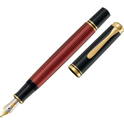 Pelikan Fllhalter "Souvern 400", schwarz/rot, F