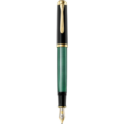 Pelikan Füllhalter "Souverän 400", schwarz/grün, B