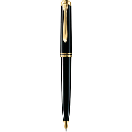 Pelikan Drehkugelschreiber "Souvern 600", schwarz/gold