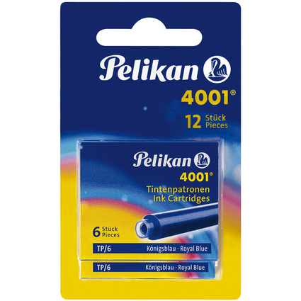 Pelikan Tintenpatronen 4001 TP/6/2/B, knigsblau