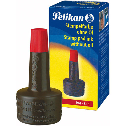 Pelikan Stempelfarbe 4K, rot, Inhalt: 28 ml