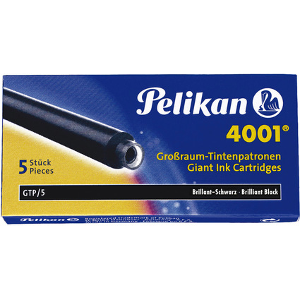 Pelikan Groraum-Tintenpatronen 4001 GTP/5, schwarz