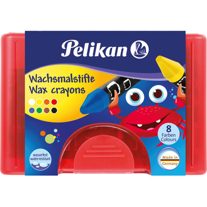 Pelikan Wachsmaler dick 665/8, rund, wasserfest