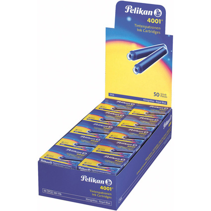 Pelikan Tintenpatronen 4001 TP/6, knigsblau