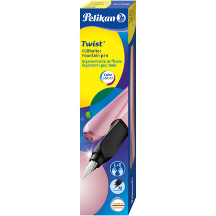 Pelikan Twist Fllhalter Girly Rose, rosa-metallic