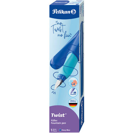 Pelikan Twist Fllhalter Deep Blue, dunkelblau